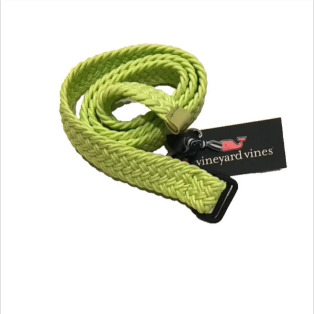 Vineyard Vines Boys On-The-Go Braided Bungee D-Ring Belt